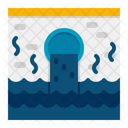 Water Pollution  Icon