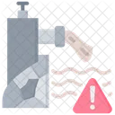 Water Pollution Oil Waste Icon