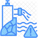 Water Pollution Oil Waste Icon