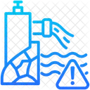 Water Pollution Oil Waste Icon