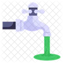 Water Tap Faucet Water Pollution Icon
