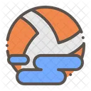 Water Polo Throwing Icon