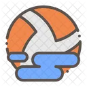 Water Polo Throwing Icône