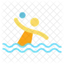 Water Polo Jeu Deau Sports Nautiques Icône
