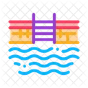 Water Pool Physical Icon