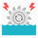 Water Power Water Energy Aqua Energy Icon