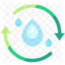 Water Recycle Drop Reuse Icon