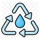 Water Recycling Recycle Icon