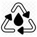 Water Recycling Recycle Icon
