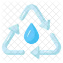 Water Recycling Recycle Icon
