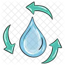 Water Recycling Water Reuse Purified Water Icon