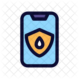 Water Resistant Smartphone Icon  Icon