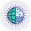 Water Resources Earth Global Icon