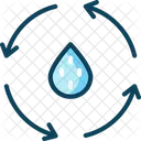 Reusev Water Reuse Save Water Icon