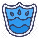 Shield Water Drop Shield Water Icon