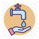 Water Saving Save Water Pipetap Icon