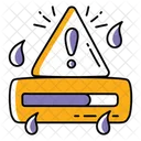 Water Scarcity Drought Famine Icon