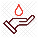 Water Scarcity Drought Famine Icon