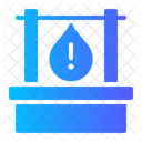 Water Shortage Water Well Farming Icon