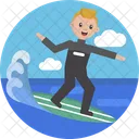 Water Skating  Icon