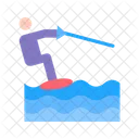Water Skiing Icon
