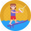 Water Sports Water Skiing Icon