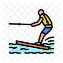 Water Skiing Icon