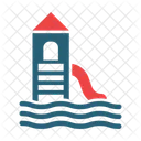 Water Park Slide Icon