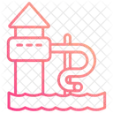 Water Slide Water Park Icon