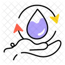 Water Sustainability Water Care Water Drop Icon