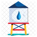 Water Reservoir Water Tank Water Tower Icon