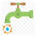 Oil Drop Water Faucet Drainvalve Icon