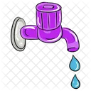 Water Tap Irrigation Faucet Icon