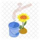 Bucket Farming Flower Icon