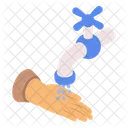 Water Valve Drain Plumbing Icon