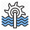 Water Turbine Hydraulic Turbine Hydropower Icon