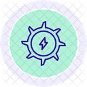 Water Turbine Farm Icon