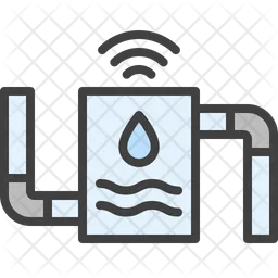 Water utility sensor  Icon