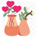 Vase Flower Plant Icon