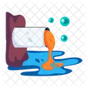 Water Waste Factory Waste Industrial Waste Icon