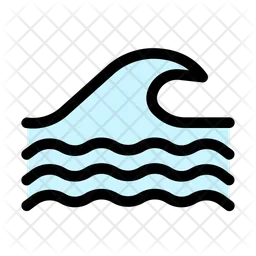 Water waves  Icon