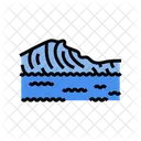Water Waves Disaster Icon