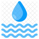 Water Waves Aqua Liquid Icon
