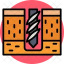 Water well drilling  Icon