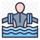 Water Wing Swimmer Swimming Icon