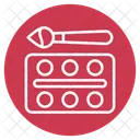 Watercolor Art Tool Icon