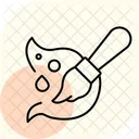 Watercolor Paint Art Icon