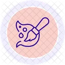 Watercolor Paint Art Icon
