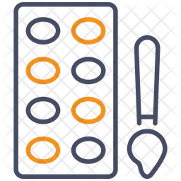 수채화 팔레트  아이콘