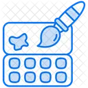 Watercolor Set  Icon